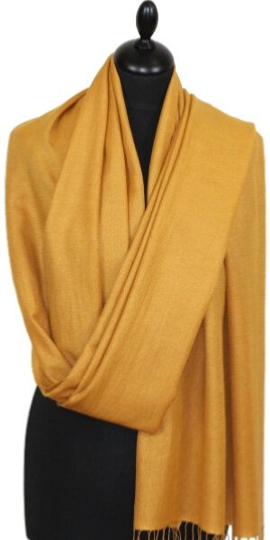 Pashmina Jaune Safran