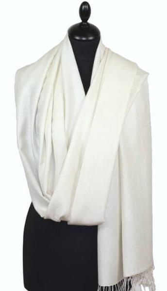 Pashmina Blanc Cassé