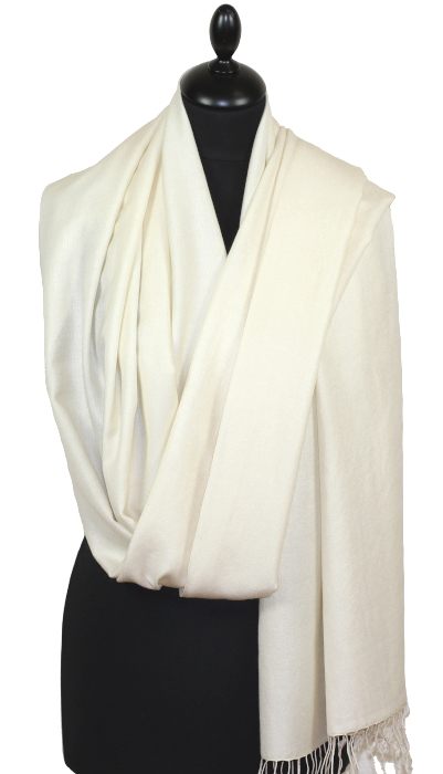 Pashmina Blanc Cassé