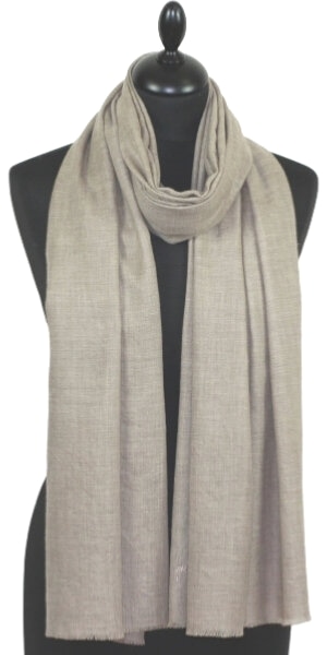 Pashmina Beige-Gris Naturel
