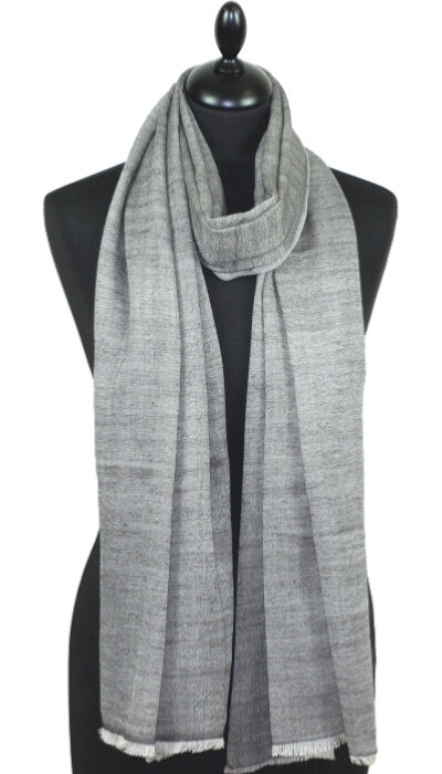 Écharpe en Laine Gris