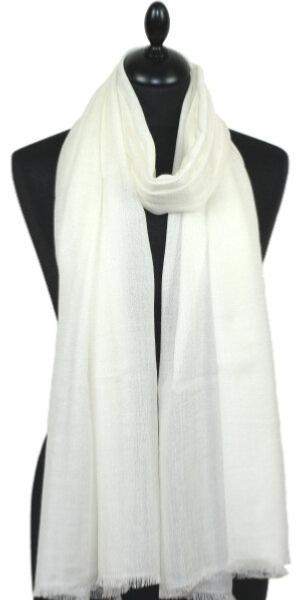 charpe en Laine Blanc Cass
