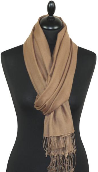 Pashmina Tabac Brun