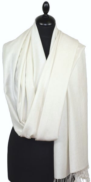 Pashmina Blanc Cassé