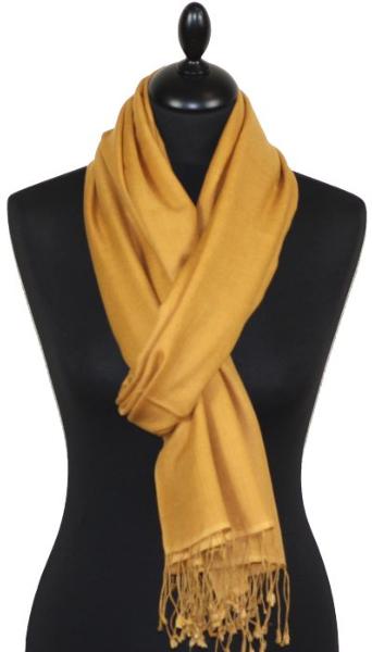 Pashmina Jaune Safran