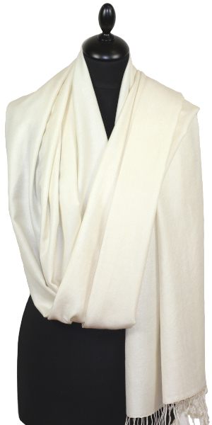 Pashmina Blanc Cassé