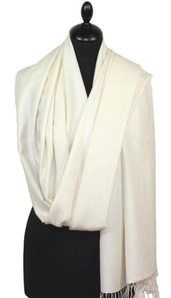 Pashmina Blanc Cassé