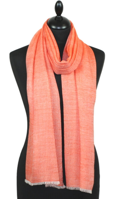 Écharpe en Laine Orange