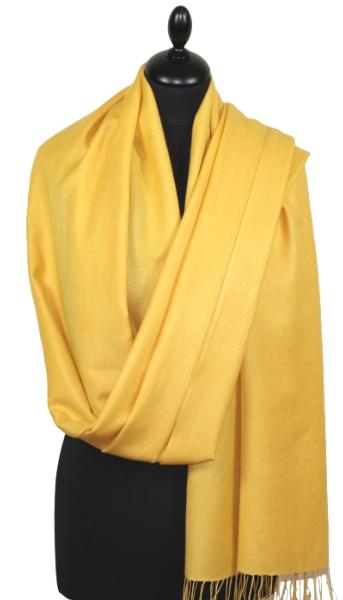 Pashmina Jaune Doré