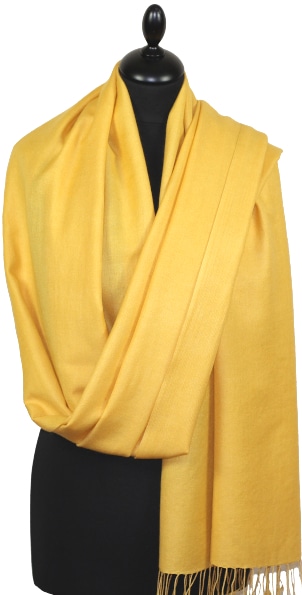 Pashmina Jaune Soleil