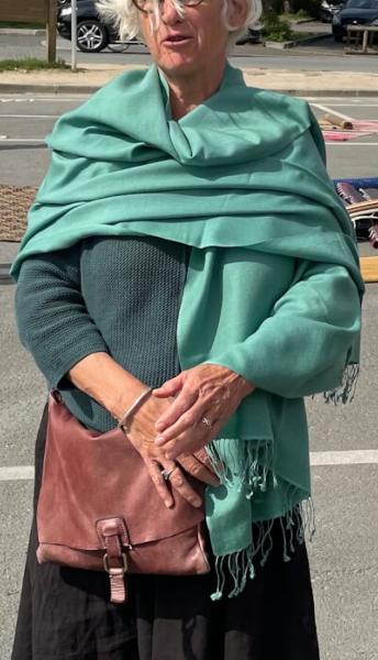Pashmina Vert D'eau