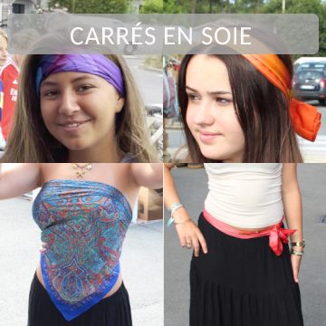 Foulards Carrés en Soie