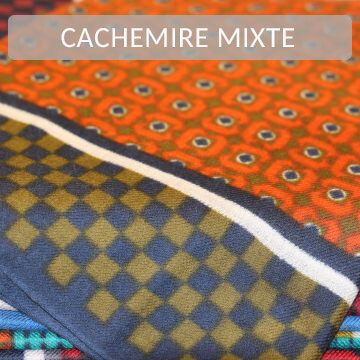 �charpe cachemire mixte � motifs collection