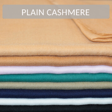 Plain cashmere scarf for women and men