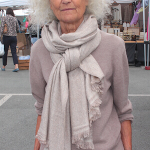 Large wool and Cashmere Shawl natural and warm