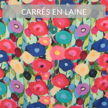 grand carr en laine color artisanal – foulard et tole carre en laine